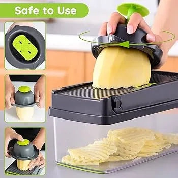 16-in-1 Multifunctional Vegetable Chopper & Slicer