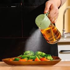 2 in 1 Glass Oil Spray Dispenser 450 ml